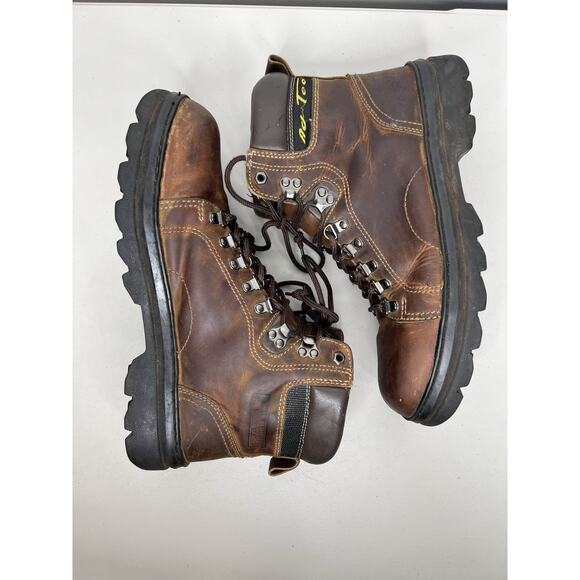AdTec Work Boots Lace Up Oil Tanned Leather Water Resistant Brown Men’s Size 12 main image 4